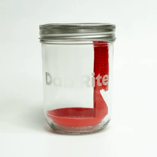 FEATURES: Fill with isopropyl alcohol and dunk your bangers, marbles and pearls for dunking on the go Mason jar with Dab Rite logo sandblasted 3D Printed Insert with a notch to keep the insert on the jar’s lip for draining WHATS IN THE BOX: 1 x Magic’s Traveling Dunk Jar